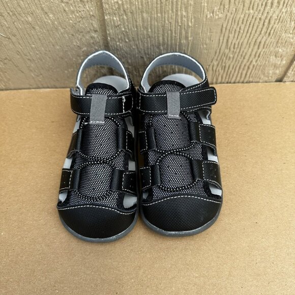 See Kai Run Basics Spencer Fisherman Sandals Closed-Toe Water-Friendly Size 12 - Picture 4 of 7